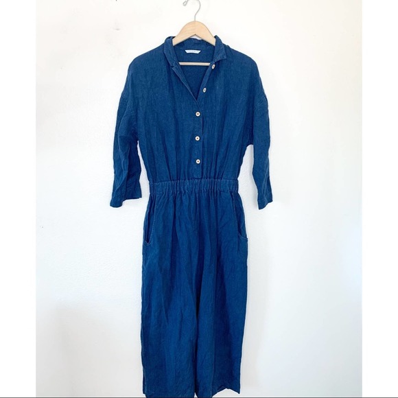 Linenfox Work Jumpsuit - Picture 3 of 6